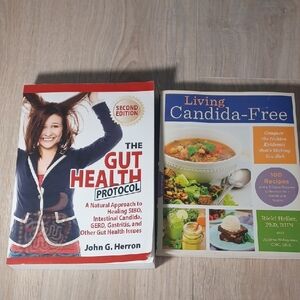 The Gut Health Protocol 500pgs and Living Candida-Free 250pg Book Bundle
